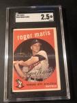 1959 Topps Roger Maris Card #202 SGC 2.5