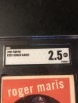 1959 Topps Roger Maris Card #202 SGC 2.5