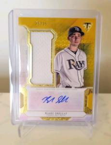 2018 Topps Triple Threads Cy Young Autograph Relic