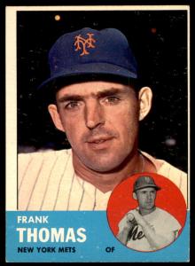 1963 Topps Baseball Cards - Choose Your Favorites