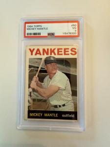 1964 Topps Mickey Mantle Baseball Card #50