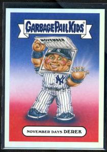 2025 Bowman Chrome Garbage Pail Kids Derek Jeter Card