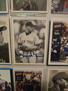 Mariano Rivera Signed 2001 Bowman Heritage Card