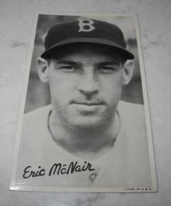 1936 Goudey Wide Pen Eric McNair Card
