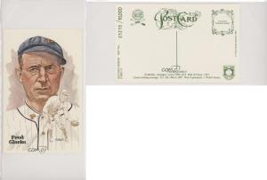 1980 Fred Clarke Perez-Steele Hall of Fame Postcard