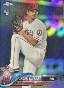 Shohei Ohtani 2018 Topps Chrome Rookie Refractor