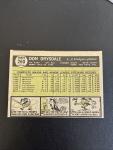 1961 Topps Don Drysdale Dodgers Baseball Card