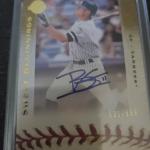 Brett Gardner Signed Yankees 2009 Sweet Spot Card
