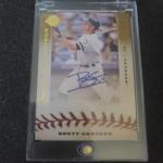 Brett Gardner Signed Yankees 2009 Sweet Spot Card