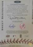 Brett Gardner Signed Yankees 2009 Sweet Spot Card