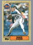 David Cone 1987 Topps Traded Tiffany Card