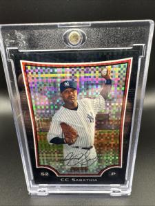 2009 Bowman Chrome C.C. Sabathia X-Fractor #28