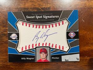 2004 Upper Deck Billy Wagner Autographed Card