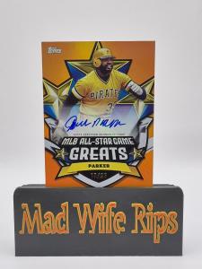 2025 Topps Dave Parker Autographed All-Star Card