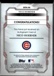 2019 Bowman Sterling Nico Hoerner Cubs Autographs