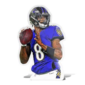 Lamar Jackson Ravens Sticker Vinyl Laminate