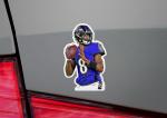 Lamar Jackson Ravens Sticker Vinyl Laminate