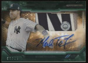 2015 Topps Strata Mark Teixeira Autographed Patch #/75