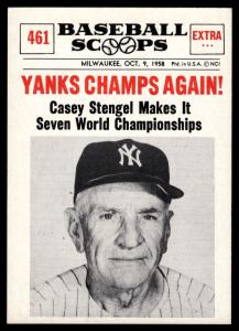 1961 Nu-Card Scoops Baseball Cards - Choose Yours