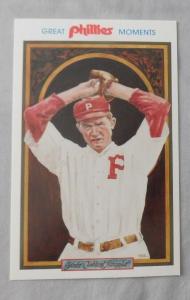 1983 Philadelphia Phillies Great Moments Postcards Card