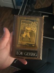 1927 Lou Gehrig Baseball Card