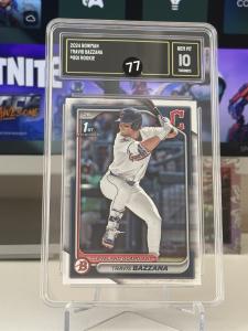 2024 Bowman Chrome Travis Bazzana GMA 10 Rookie Card