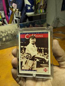 Cy Young Baseball Collectible Card