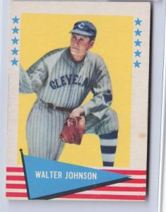 1961 Fleer Walter Johnson #49 Senators Card