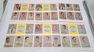 1970 Milwaukee Brewers Team Photo Sheet Set