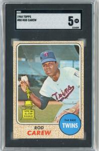 1968 Topps Rod Carew #80 Rookie Cup Card