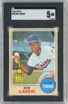 1968 Topps Rod Carew #80 Rookie Cup Card