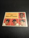 1961 Topps League Leaders Mantle Maris Colavito #44