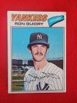 1977 Topps Ron Guidry Baseball Card #656