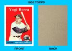 Yogi Berra 1958 Style Art Card - Yankees