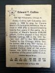 1961 Eddie Collins Hall of Fame Sports Card