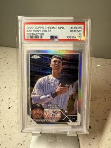 2023 Topps Chrome Anthony Volpe Rookie Refractor