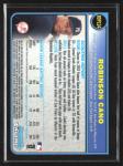 Robinson Cano 2003 Bowman Chrome Card - Yankees