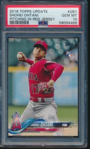 Shohei Ohtani 2018 Topps Update PSA 10 Rookie