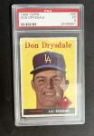 1958 Topps Don Drysdale Dodgers HOF Card