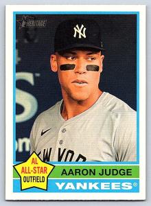 Aaron Judge Yankees 2025 Topps Heritage Card