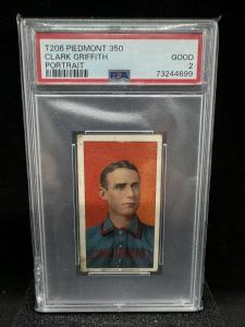 1910 T206 Clark Griffith Piedmont Cigarettes Card