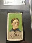 1909 T206 Johnny Evers Green Portrait Card