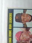 1967 Topps #244 Willie Mays, Hank Aaron Card