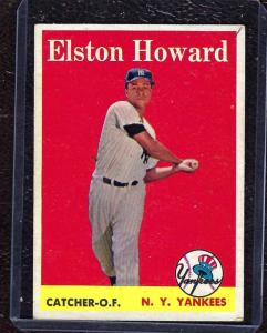 1958 Topps Elston Howard Yankees Card