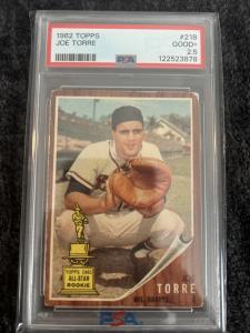 1962 Topps Joe Torre All-Star Rookie Card