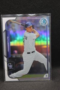 2015 Bowman Chrome DJ LeMahieu Refractor #109