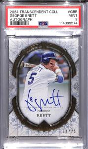 2024 Topps Transcendent George Brett PSA 9 Card