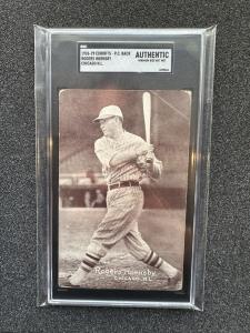 1926 Rogers Hornsby Chicago N.L. Exhibit Card