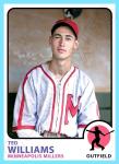 Ted Williams Custom Art Card - 1973 Minneapolis Millers