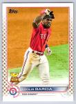 2022 Topps Gold Stars Adolis Garcia Texas Rangers